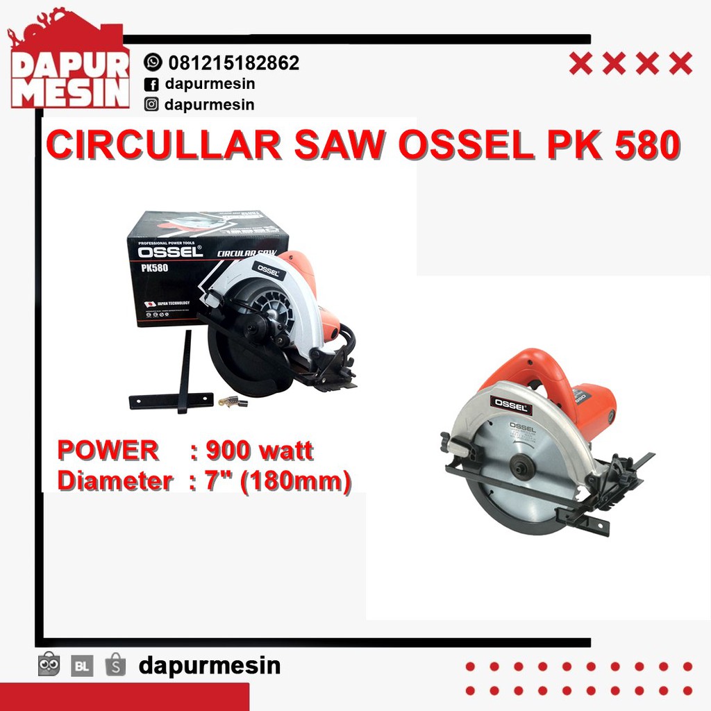 Circular Saw PK 580 OSSEL