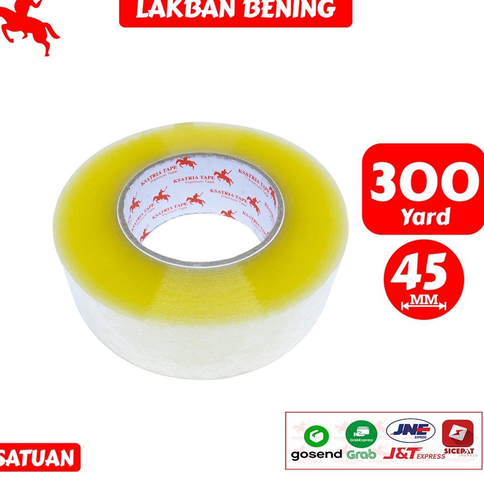 

Lakban OPP Tape / Lakban Bening KSATRIA Tape 300 Yard 8AIBO8936