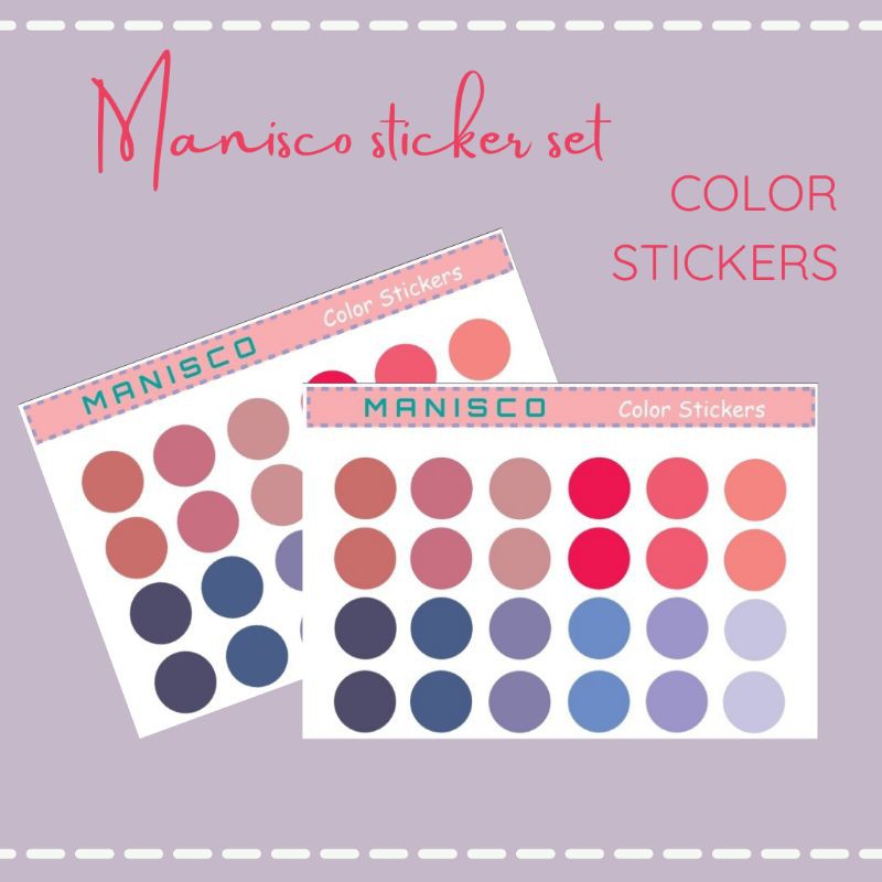 

Stiker diary / stiker laptop / stiker hp / stiker tumbler | Sticker Dot / Stiker Bulat (B)