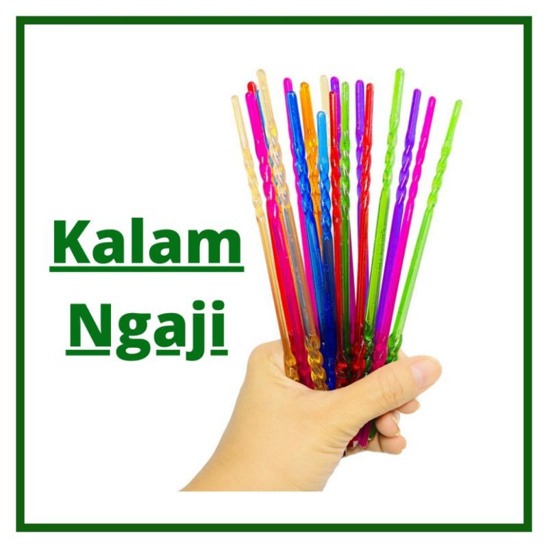 KALAM / TUDING NGAJI / TUNJUKAN / PERLENGKAPAN BACA ALQURAN IQRA / STIK KALAM (VH)