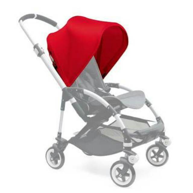 SALE REPRICE Preloved sun canopy bugaboo bee 3 red