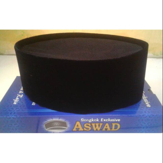 PECI KOPIAH SONGKOK HITAM MERK ASWAD FULL AC TINGGI 9