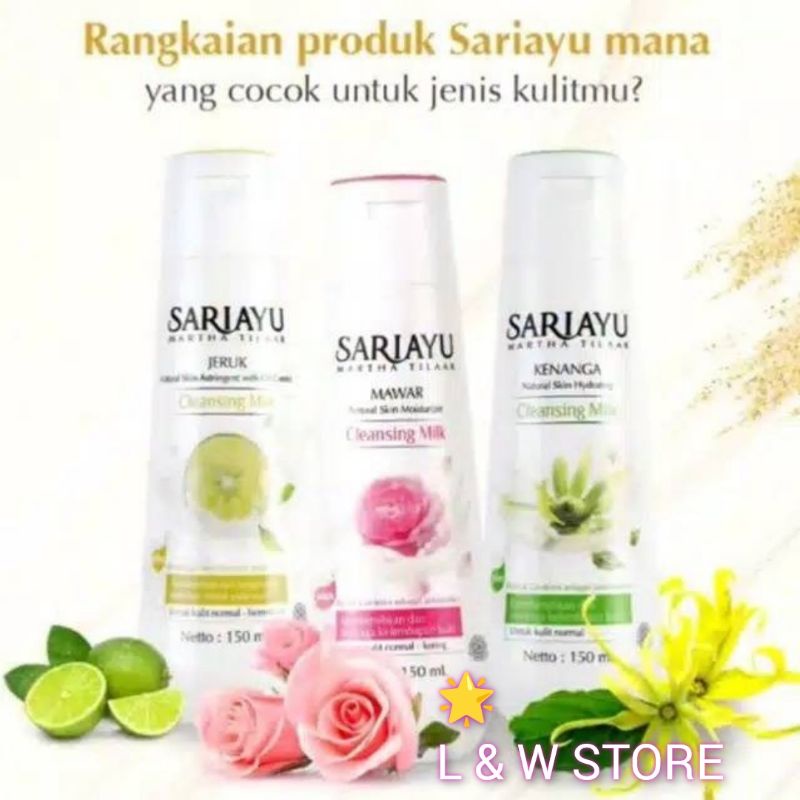 Sariayu Cleansing Milk 150ml