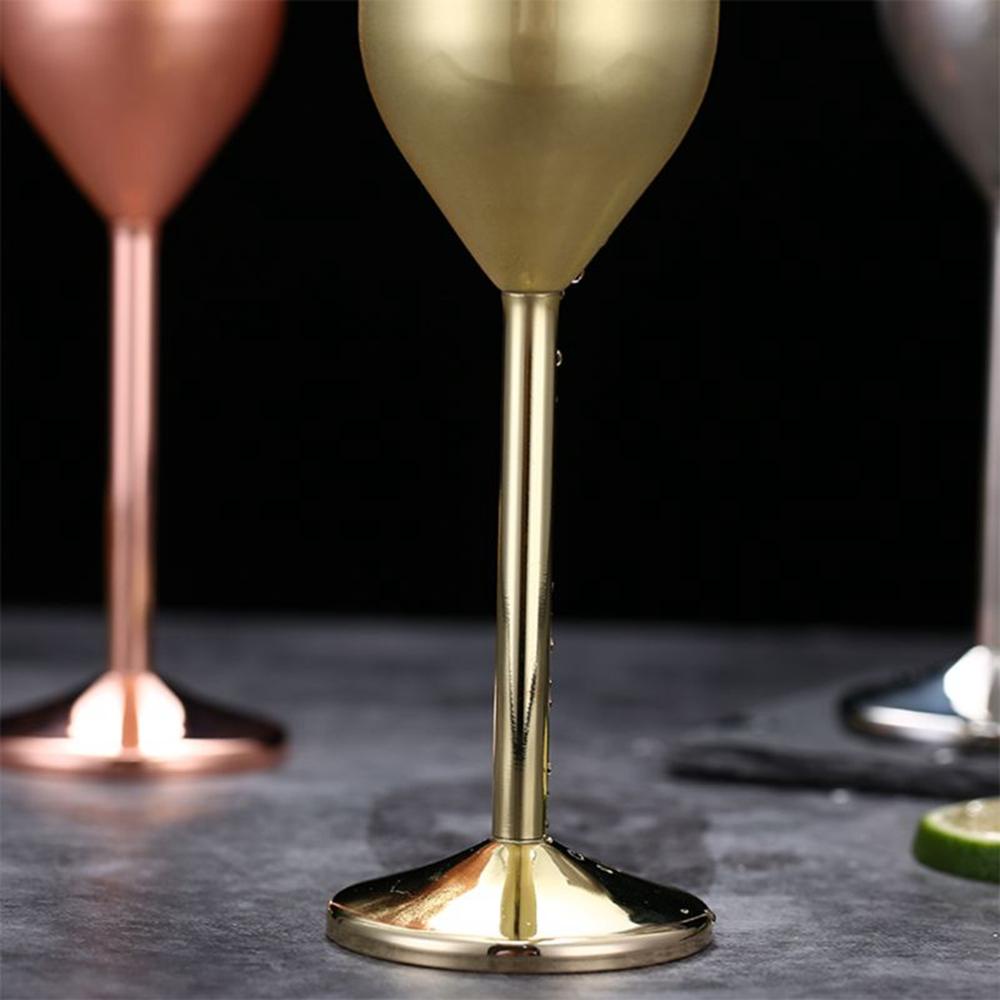 Nickolas1 Gelas Champagne Stainless Steel Rose Gold Restoran Bar Alat Perlengkapan Dapur Gelas Cocktail