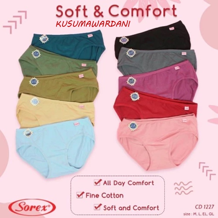 gof SOREX 1239 SOREX 1227 CELANA DALAM  UNDERWEAR CD SOREX SUPER SOFT LEMBUT NYAMAN DIPAKAI