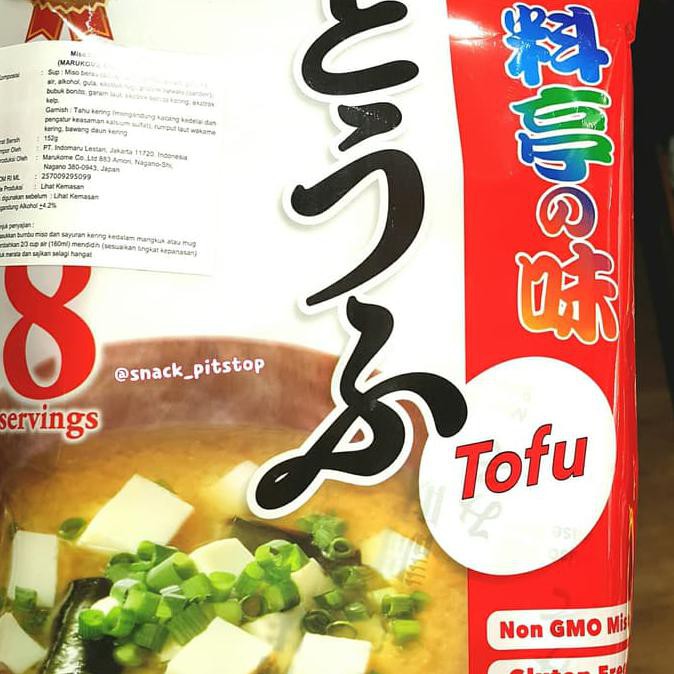 

Marukome Instant Miso Soup - Tofu - 152 Gr- Sup Instan Jepang