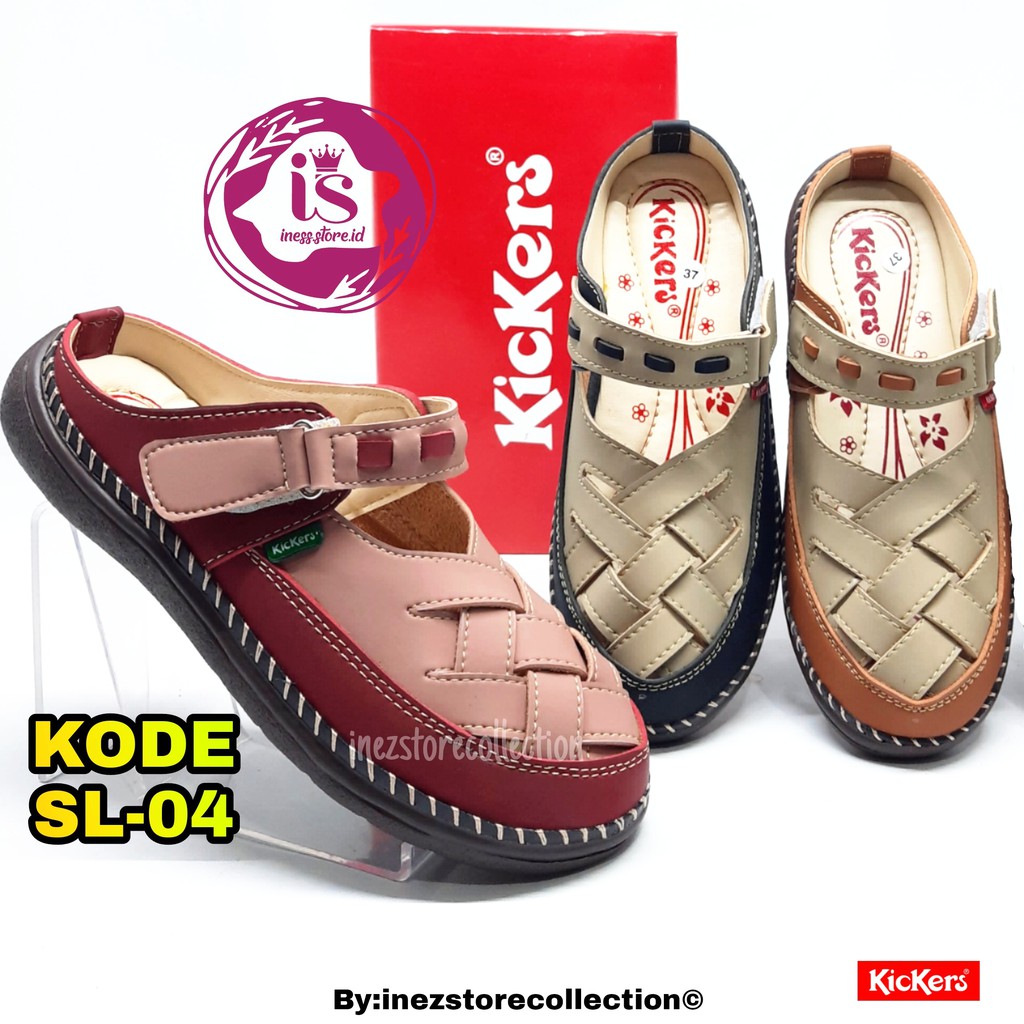 SANDAL WANITA KICKERS TERLARIS KODE SL04 MURAH HARGA GROSIR