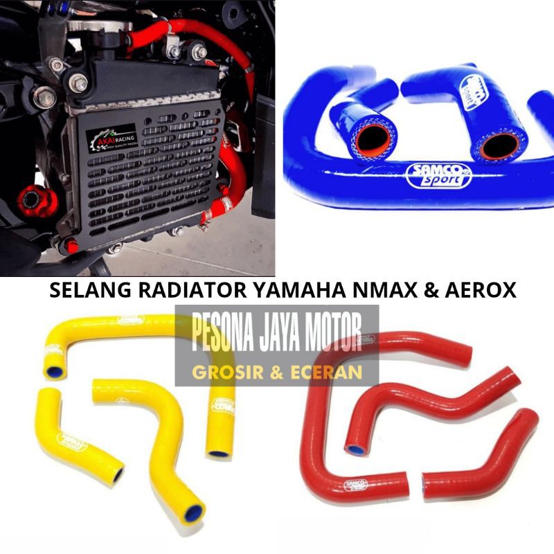 Selang Radiator Nmax Selang Samco Akai Racing Universal Nmax,Nmax New,Aerox