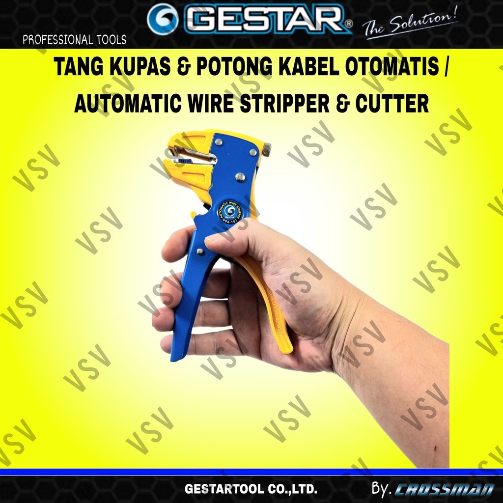 GESTAR Tang Kupas Kabel otomatis Potong Kabel Automatic Wire Stripper Cutting