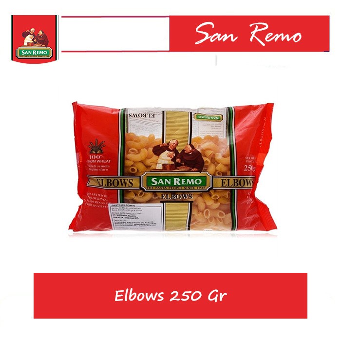 

San Remo Elbows 250 Gr