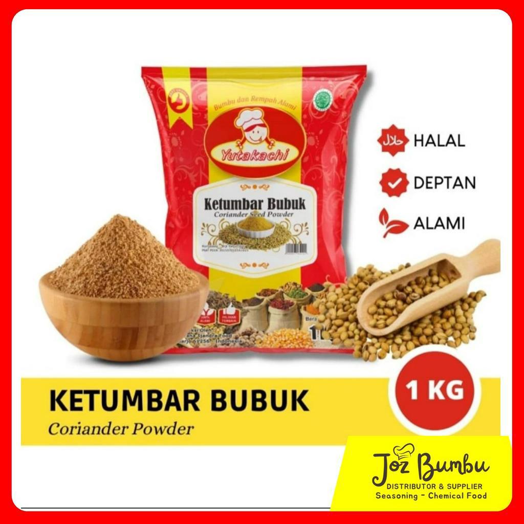 

Ketumbar Bubuk Murni Asli 1Kg Yutakachi / Ground Coriander Powder / Kualitas Premium Bumbu Rempah