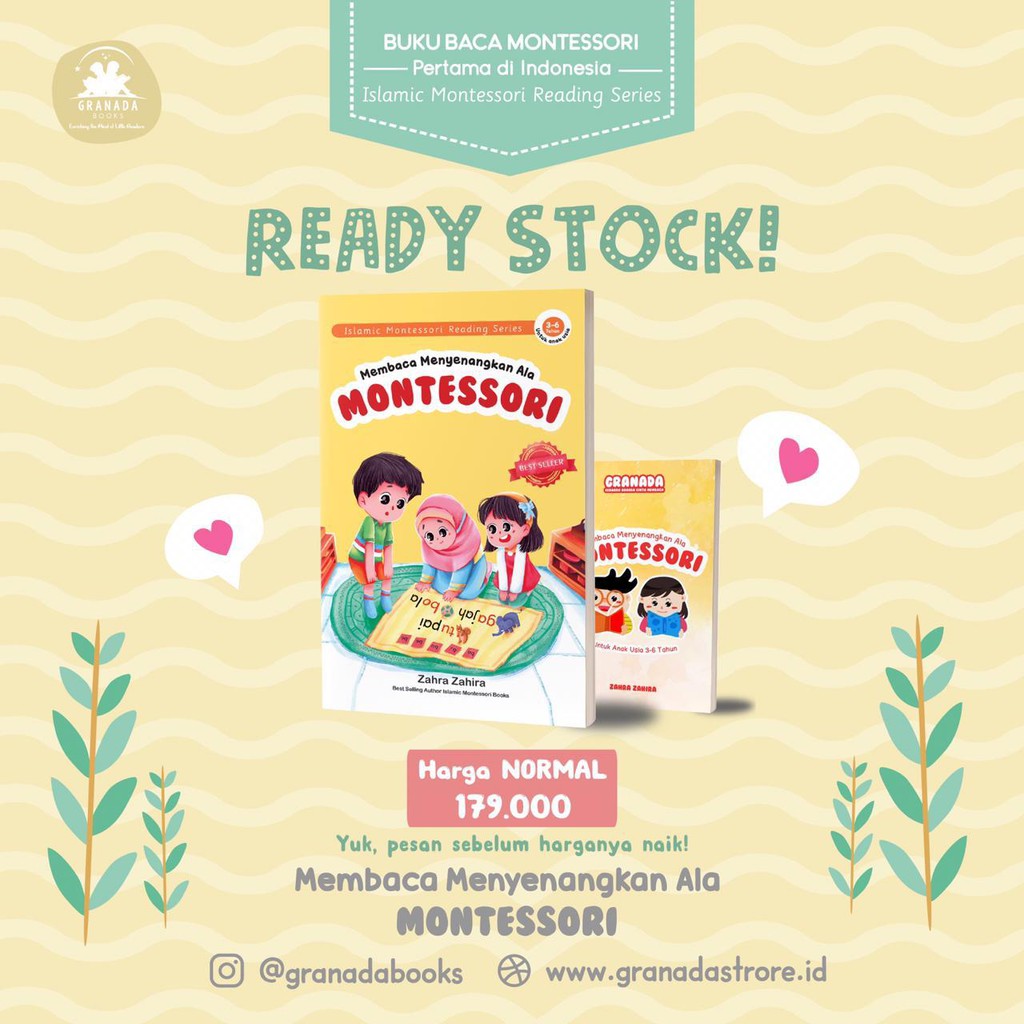 Buku Membaca Menyenangkan Ala Montessori