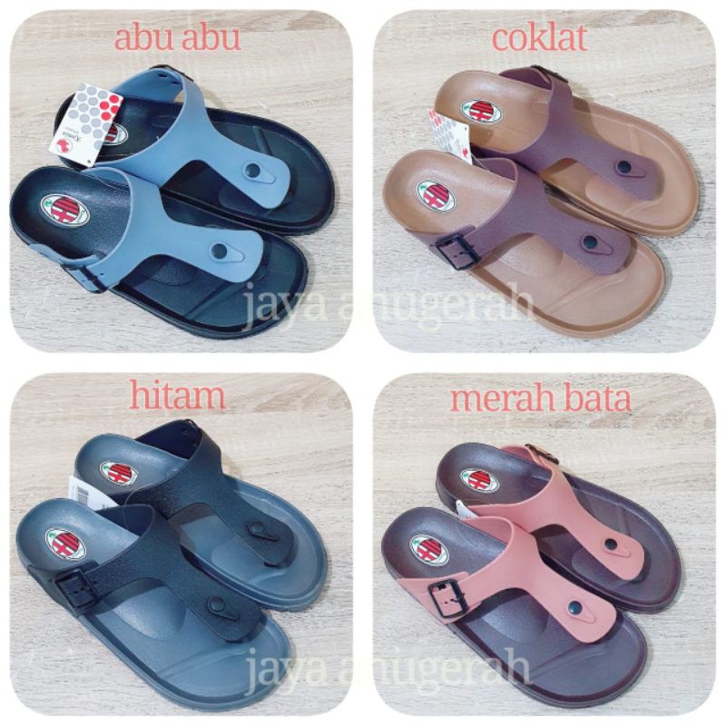 SANDAL KARET CASUAL PRIA RINGAN DAN NYAMAN DIPAKAI KOMIN K061