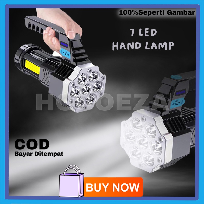 SENTER TANGAN SUPER TERANG LED OSL LED COB RECHARGEABLE FLASHLIGHT BR60