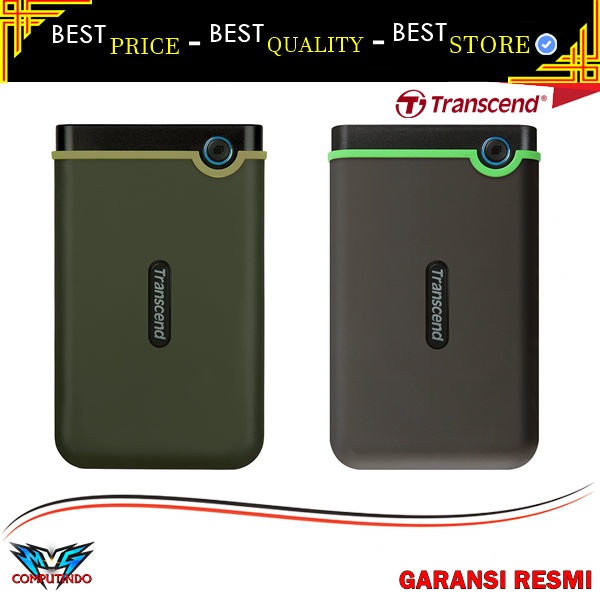 Transcend 25M3 2TB Portable USB 3.1 External Harddisk - Transcend 2TB 25M3