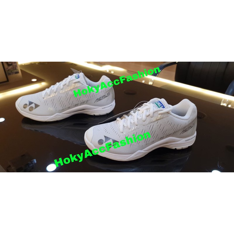 Sepatu Badminton Yonex Aerus z White limited edition Original