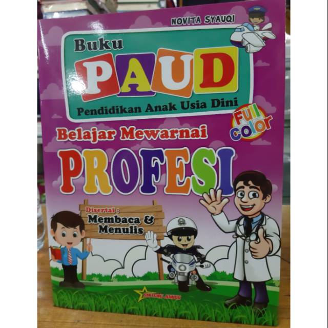 Buku Paud Belajar Mewarnai Profesi.
