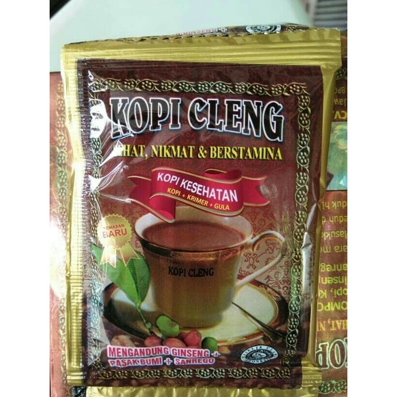 SANGAT AMPUH KOPI CLENG ORIGINAL KOPI HERBAL STAMINA PRIA | Shopee