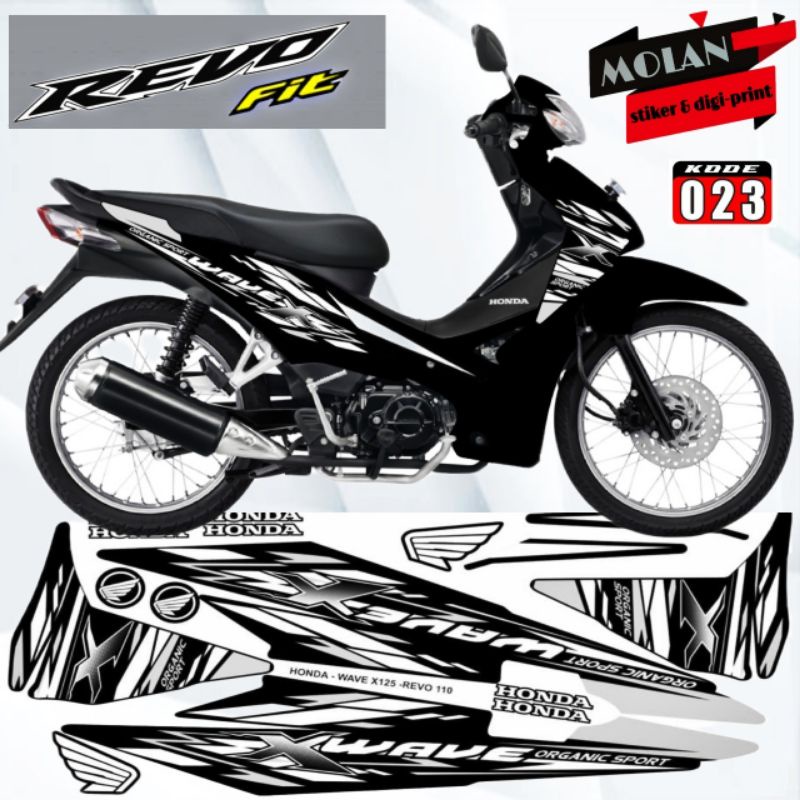 Jual Decal Sticker Striping Variasi Revo Fit | Decal Wave Rsx 100 ...