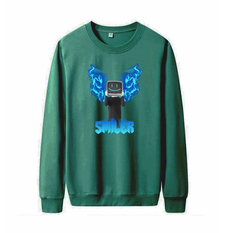 Sweater Pria Smiler Crewneck Pria M - XXL