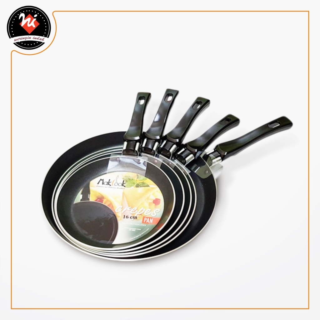 MAKCOOK CREPES PAN MAKER TEFLON / FRYPAN DATAR UNTUK MEMBUAT CREPES