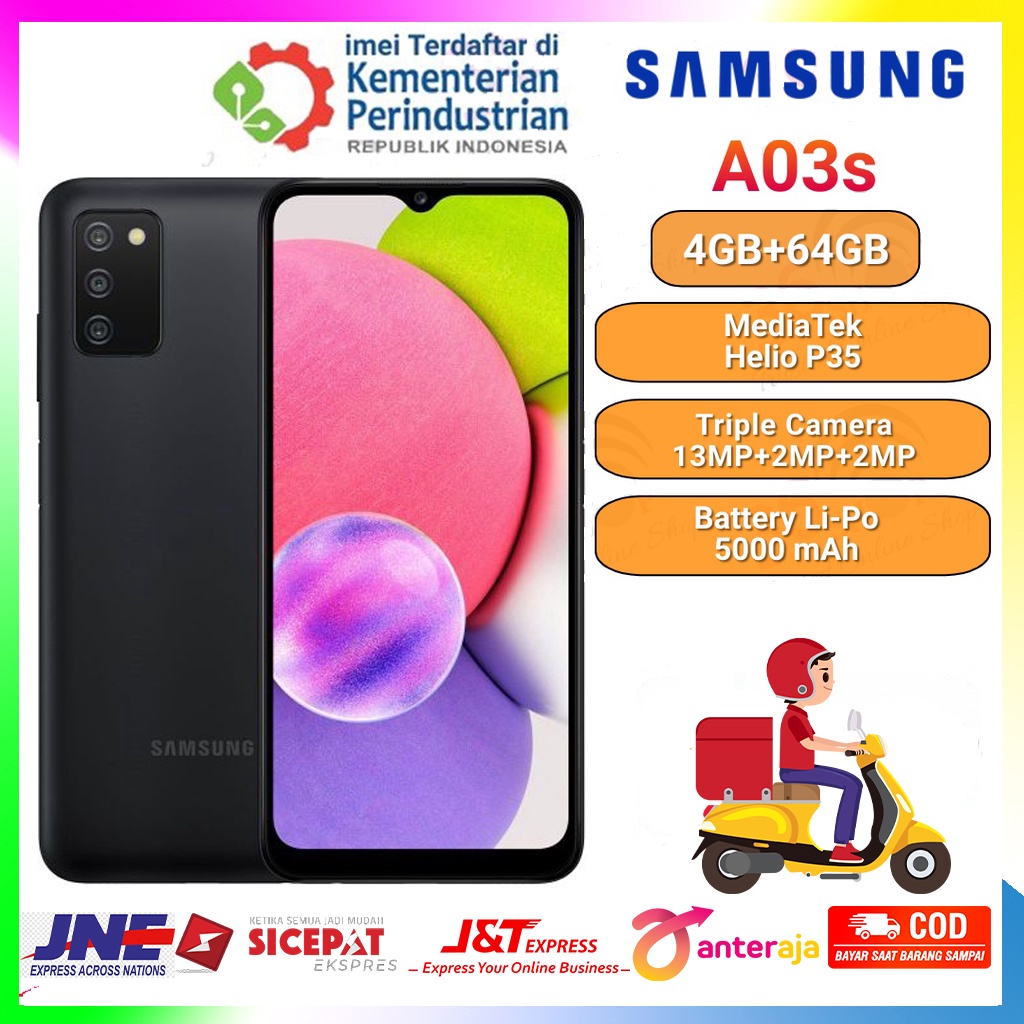 Samsung A03s Ram 4/64 GB Resmi sein