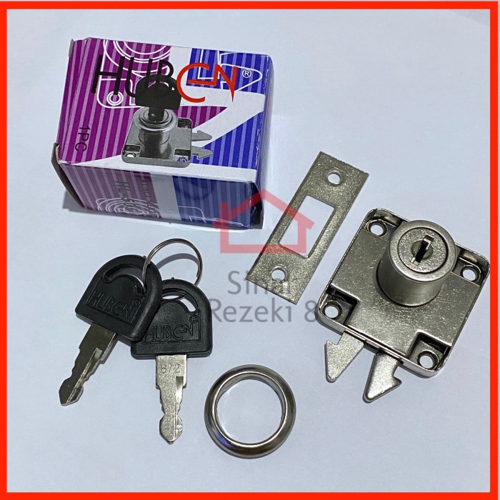 Kunci Mekar Huben HL 505 / Kunci Pintu Lemari Geser Sliding