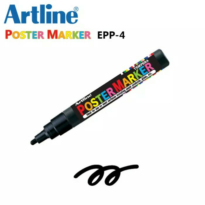 

Artline Poster Marker 4.0mm (EPP-4) - Spidol Artline