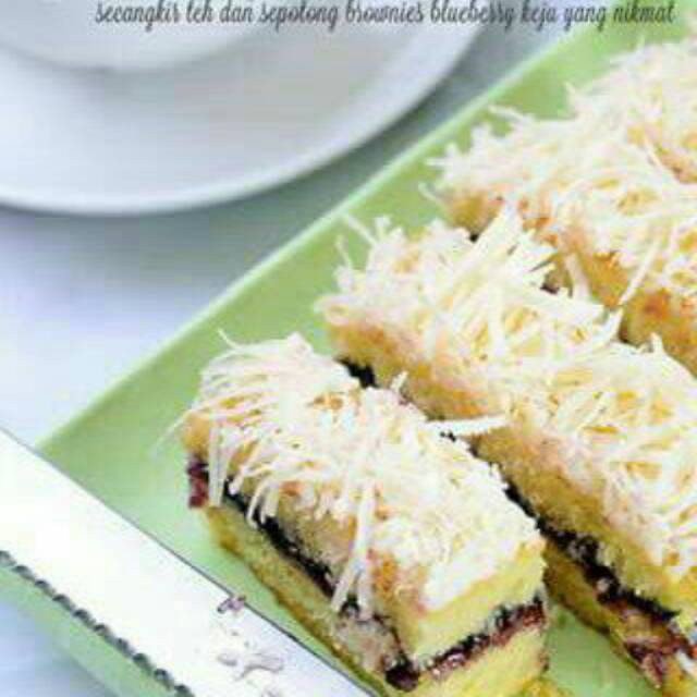 

Brownies blueberry keju susu