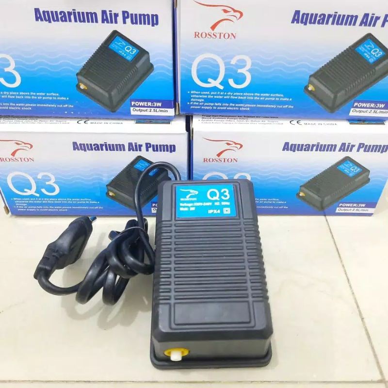 Aerator gelembung udara aquarium + selang + batu aerator