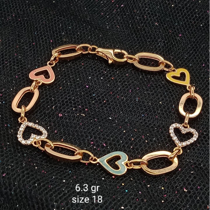 Gelang Emas 17K - 6.3 gr Kadar 750 - 1156