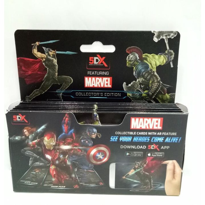 mainan kartu /kartu marvel 5DX obt00 Kualitas Baik
