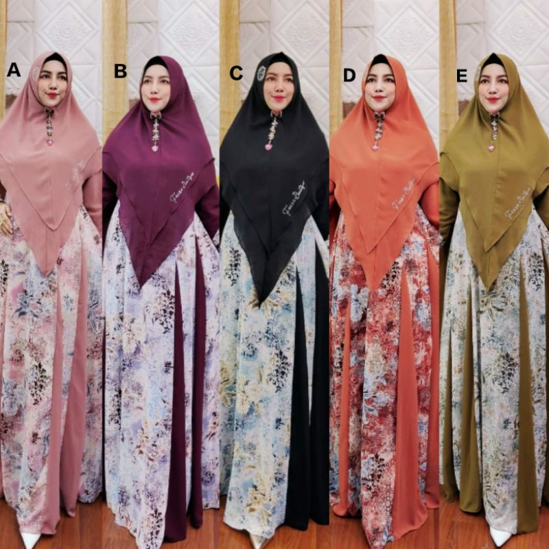 VANYA SYARI BY FAZZA GAMIS SYARI TERBARU BAJU SYARI ORIGINAL SET SYARI GAMIS SYARI PREMIUM