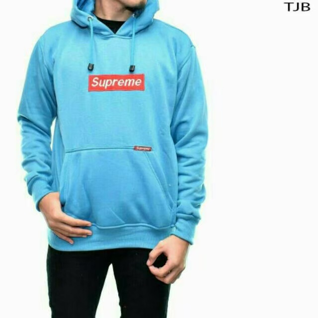 PROMO GROSIR JAKET SWEATER WANITA SUPREME OBLONG PINK HOODIE MURAH