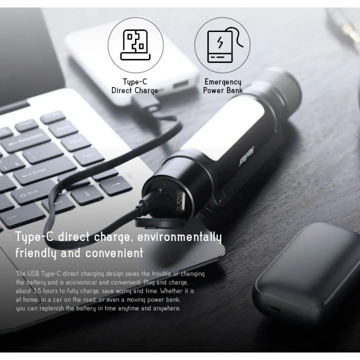 XIAOMI NEXTOOL 6 in 1 Rechargeable Flashlight 1000 Lumens - NE20030