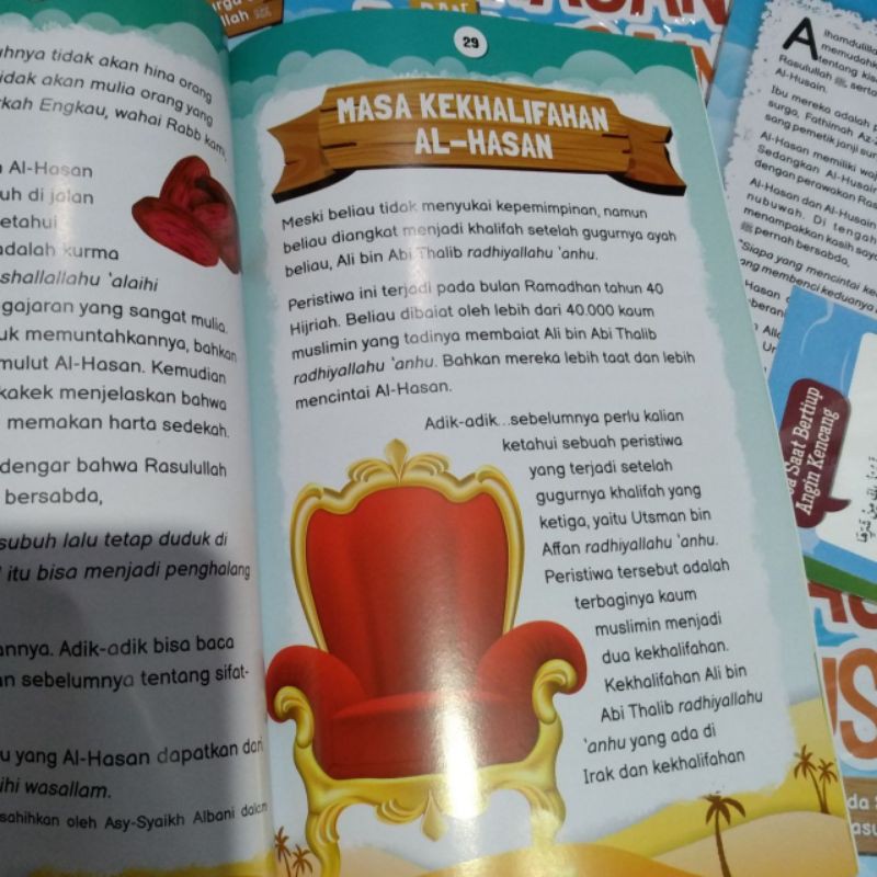 Kisah Al Hasan Dan Al Husain Ahlul Bait ( Full Colour)