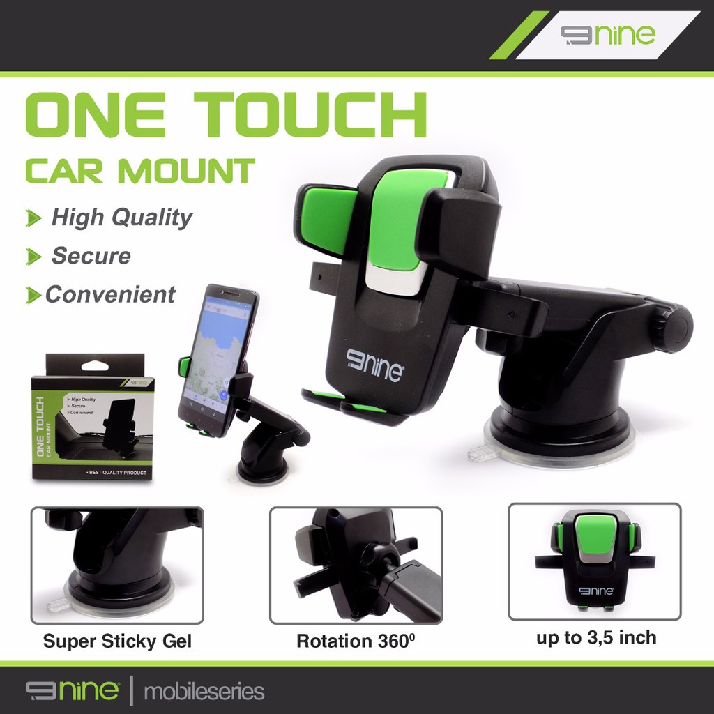 Multi Long Neck One Touch Car &amp; Desk Mount / Mobile Car Holder