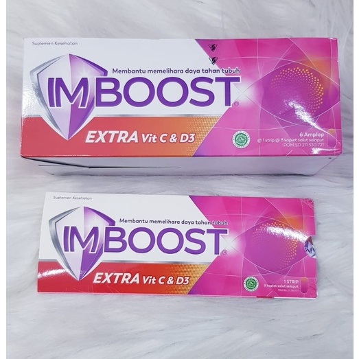 IMBOOST EXTRA VIT C &amp; D3 ISI 8 TABLET