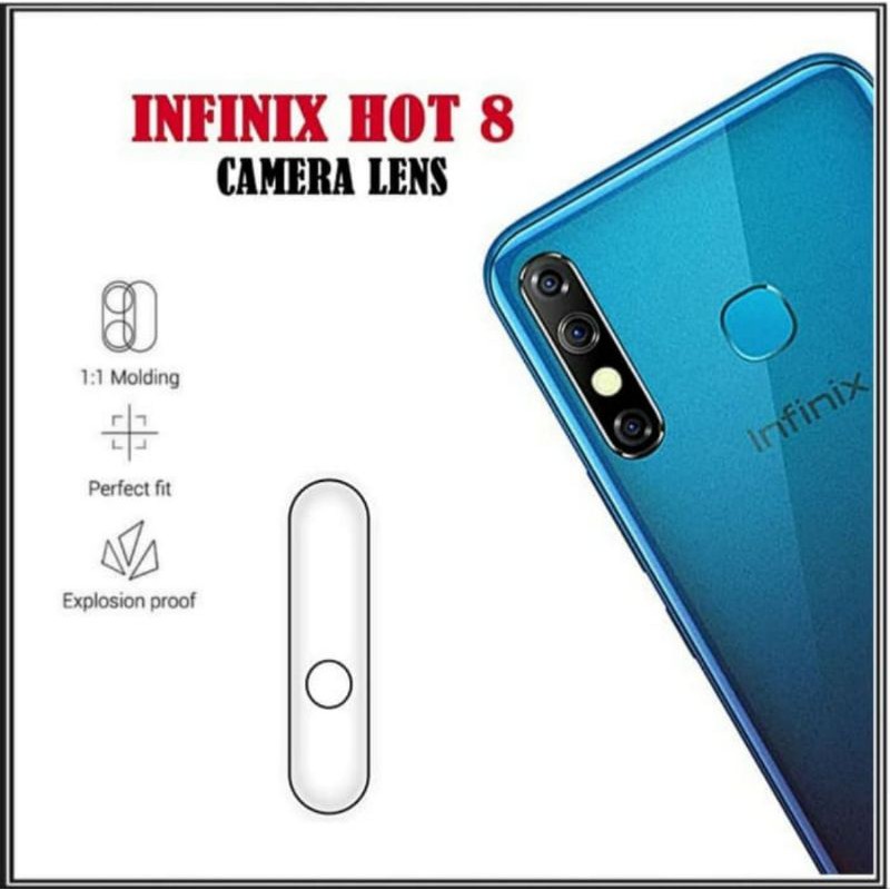 Infinix Hot 8 / X650C Tempered Glass Camera Anti Gores Kamera Belakang