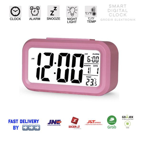 Jam Meja Digital Weker Keren Smart Alarm Clock Souvenir 1019