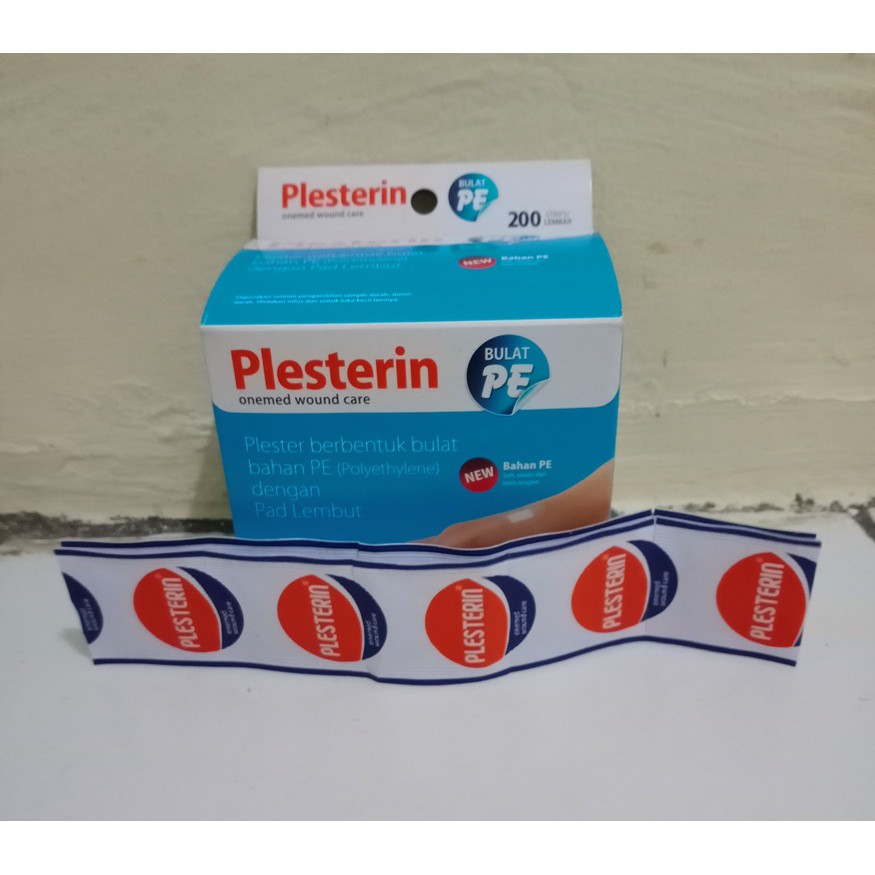 Plesterin Bulat Soft OneMed Non Woven Harga Per Strips isi 5 lembar