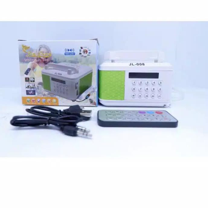 SPEAKER MURATTAL AL QURAN DIGITAL 30 JUZ JL-008 REMOTE BLUETOOH PORTABLE/SPEAKER QUR'AN REMOT