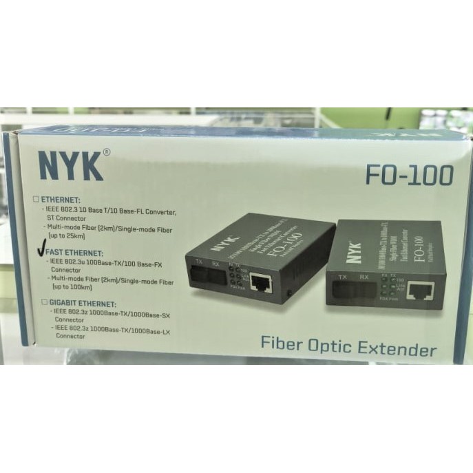 Media Konverter FO Fiber Optik HTB-3100 Side A Converter Optic to lan