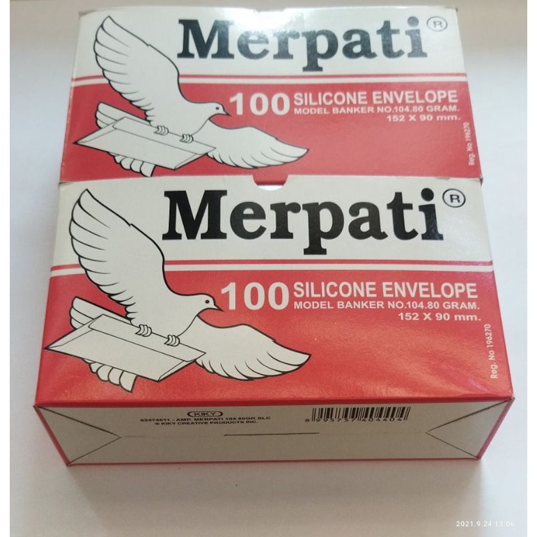 

Amplop Merpati dengan perekat