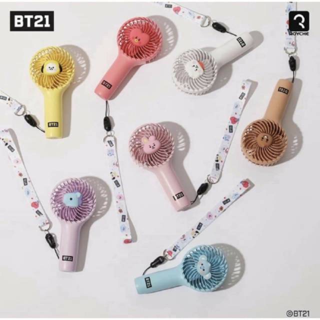 (reserved) bt21 baby mini handy fan