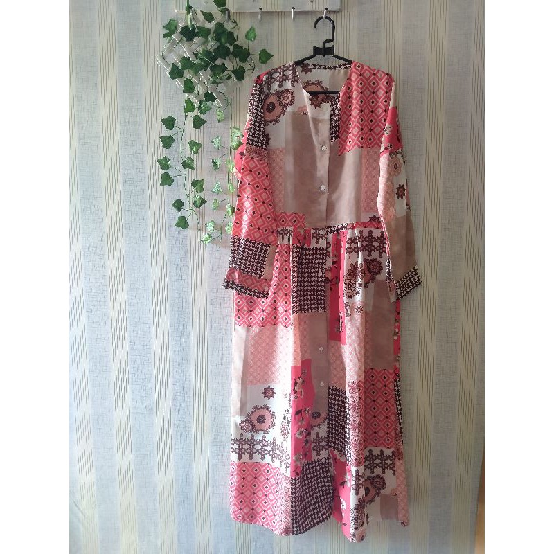 PL Gamis Look Like Ria Miranda / Preloved dress muslim bukan qnanz