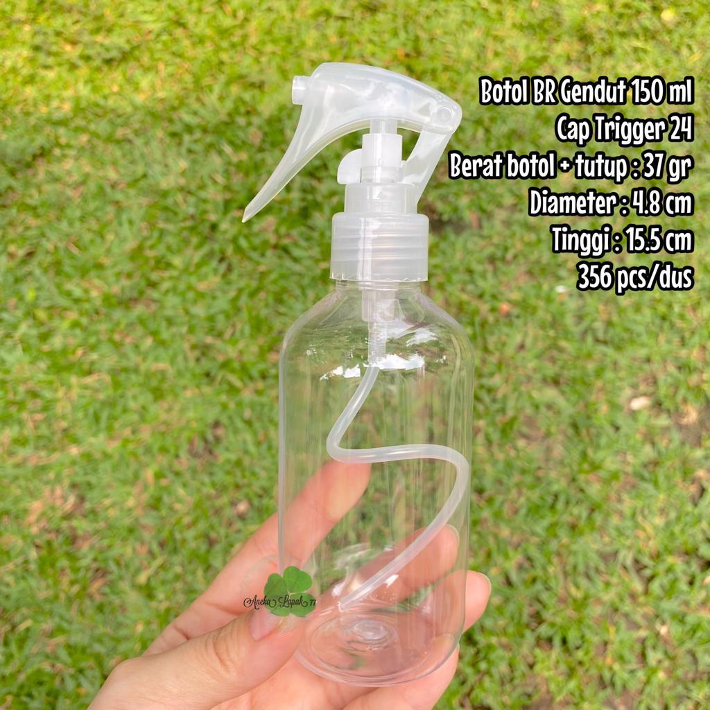 Botol TRIGGER BR Gendut 150 ml botol kemasan kosmetik 150 ml