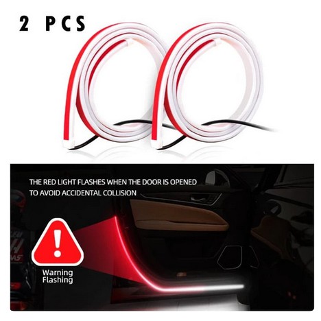 Lampu LED Warning PINTU Car Door FLEXIBLE LIGHT STRIP ALIS PINTU MOBIL 1,2 M