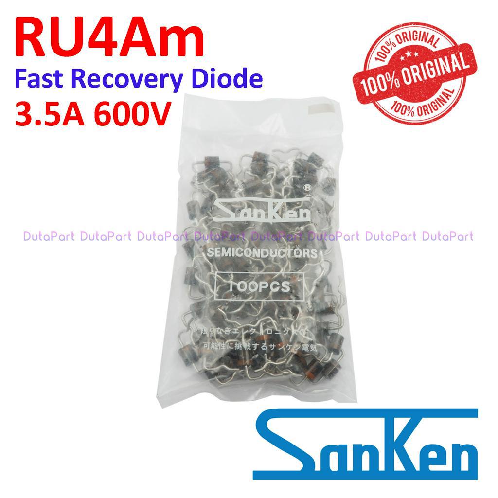 RU4Am RU4A 3.5A 600V ORIGINAL SANKEN JAPAN Fast Recovery Diode Dioda