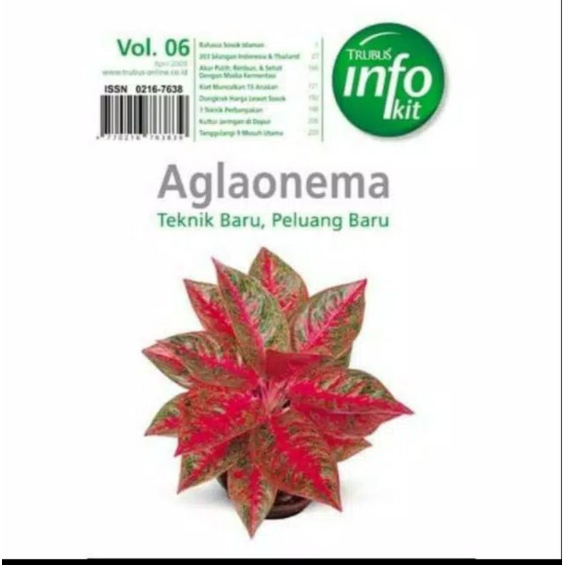 Buku Aglonema teknik baru peluang baru